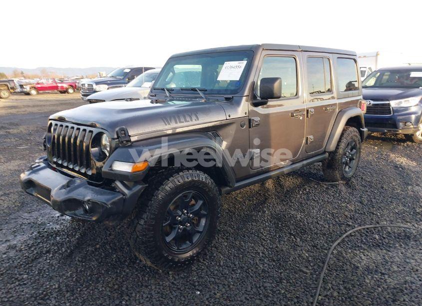 Photo 2 of 2020 Jeep Wrangler UNLIMITED WILLYS 4X4 (VIN 1C4HJXDN6LW159346)
