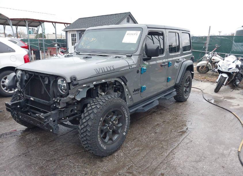 Photo 2 of 2020 Jeep Wrangler UNLIMITED WILLYS 4X4 (VIN 1C4HJXDN6LW280216)