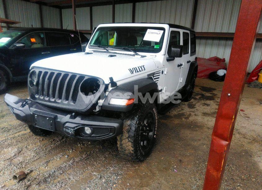 Photo 2 of 2021 Jeep Wrangler UNLIMITED WILLYS 4X4 (VIN 1C4HJXDN6MW616741)