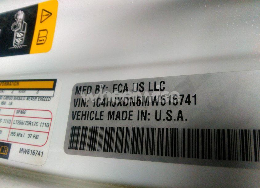 Photo 9 of 2021 Jeep Wrangler UNLIMITED WILLYS 4X4 (VIN 1C4HJXDN6MW616741)