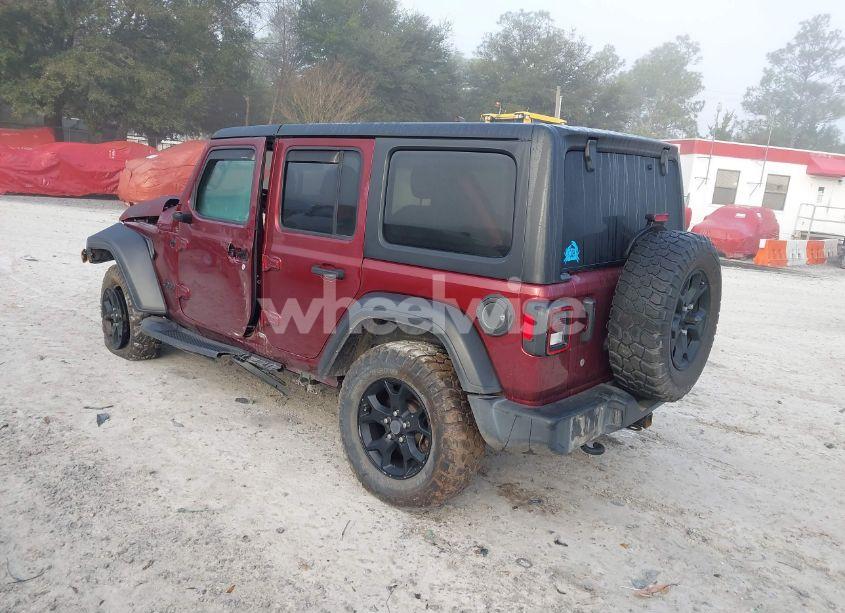 Photo 3 of 2021 Jeep Wrangler UNLIMITED WILLYS SPORT 4X4 (VIN 1C4HJXDN6MW815448)