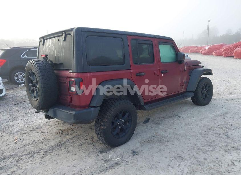 Photo 4 of 2021 Jeep Wrangler UNLIMITED WILLYS SPORT 4X4 (VIN 1C4HJXDN6MW815448)