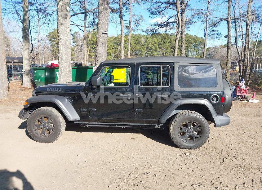 Photo 14 of 2022 Jeep Wrangler UNLIMITED WILLYS SPORT 4X4 (VIN 1C4HJXDN6NW132859)