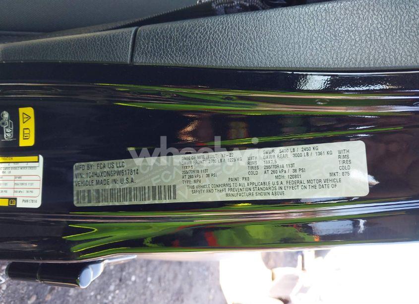 Photo 9 of 2023 Jeep Wrangler 4-DOOR SPORT ALTITUDE 4X4 (VIN 1C4HJXDN6PW617814)