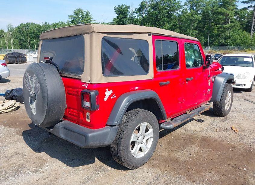 Photo 4 of 2019 Jeep Wrangler UNLIMITED SPORT S 4X4 (VIN 1C4HJXDN7KW533803)