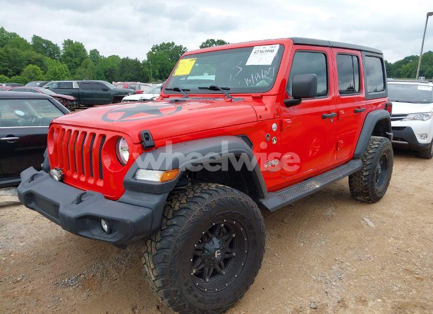 Photo 2 of 2020 Jeep Wrangler UNLIMITED SPORT S 4X4 (VIN 1C4HJXDN7LW281357)