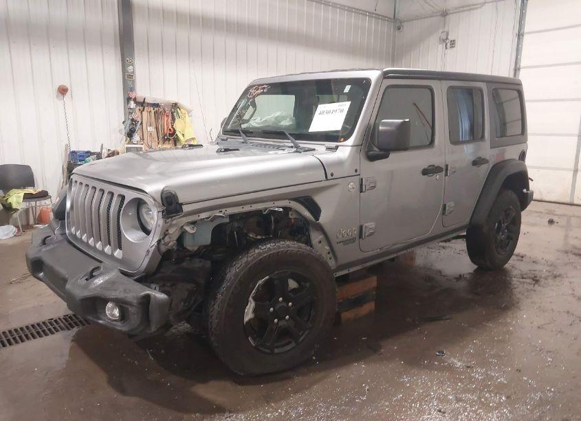 Photo 2 of 2021 Jeep Wrangler UNLIMITED SPORT S 4X4 (VIN 1C4HJXDN7MW616540)
