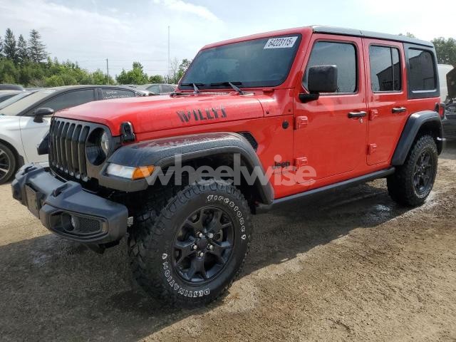 Photo 2 of 2022 JEEP WRANGLER UNLIMITED SPORT (VIN 1C4HJXDN7NW217581)