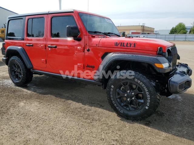 Photo 5 of 2022 JEEP WRANGLER UNLIMITED SPORT (VIN 1C4HJXDN7NW217581)