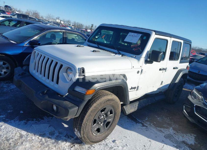 Photo 2 of 2023 Jeep Wrangler 4-DOOR SPORT 4X4 (VIN 1C4HJXDN7PW545778)