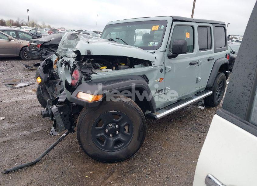Photo 2 of 2023 Jeep Wrangler 4-DOOR SPORT 4X4 (VIN 1C4HJXDN7PW546218)