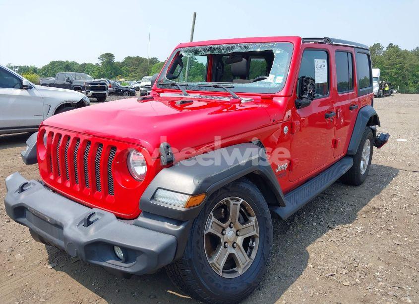 Photo 2 of 2020 Jeep Wrangler UNLIMITED SPORT S 4X4 (VIN 1C4HJXDN8LW122928)