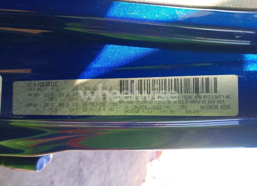 Photo 9 of 2020 Jeep Wrangler UNLIMITED SPORT S 4X4 (VIN 1C4HJXDN8LW164323)