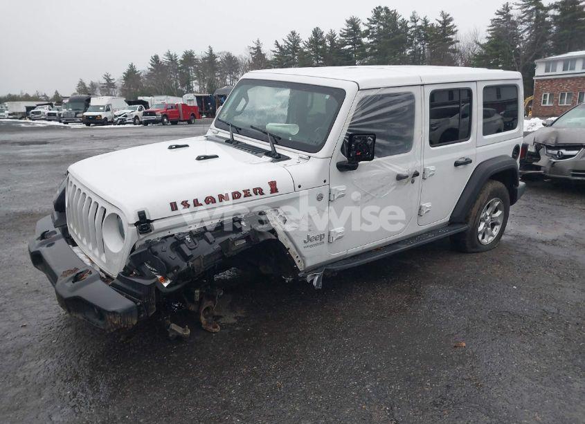Photo 2 of 2021 Jeep Wrangler UNLIMITED ISLANDER 4X4 (VIN 1C4HJXDN8MW583578)