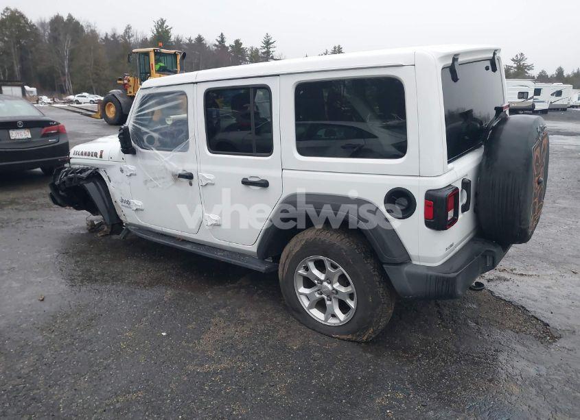 Photo 3 of 2021 Jeep Wrangler UNLIMITED ISLANDER 4X4 (VIN 1C4HJXDN8MW583578)