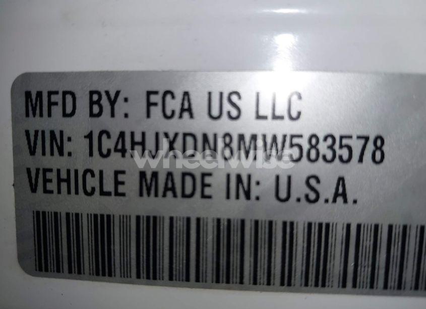 Photo 9 of 2021 Jeep Wrangler UNLIMITED ISLANDER 4X4 (VIN 1C4HJXDN8MW583578)