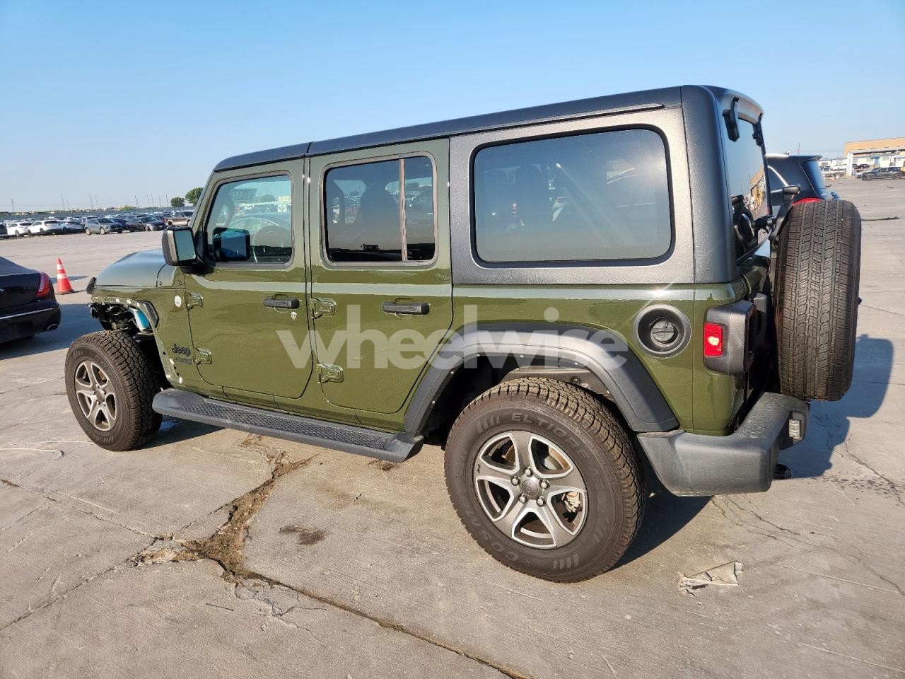 Photo 2 of 2021 JEEP WRANGLER UNLIMITED SPORT (VIN 1C4HJXDN8MW748139)
