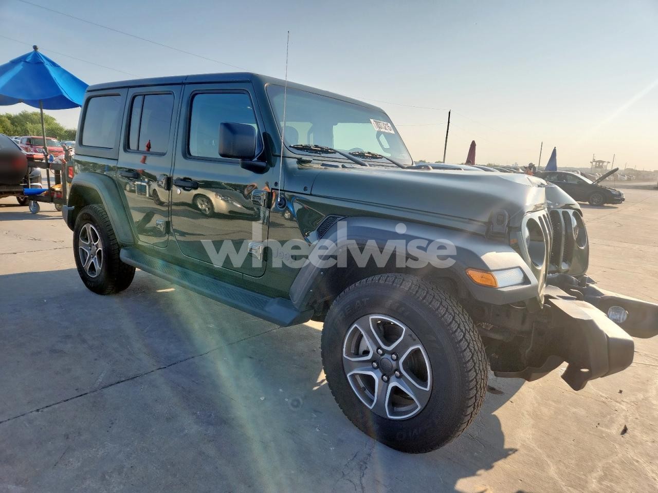 Photo 4 of 2021 JEEP WRANGLER UNLIMITED SPORT (VIN 1C4HJXDN8MW748139)