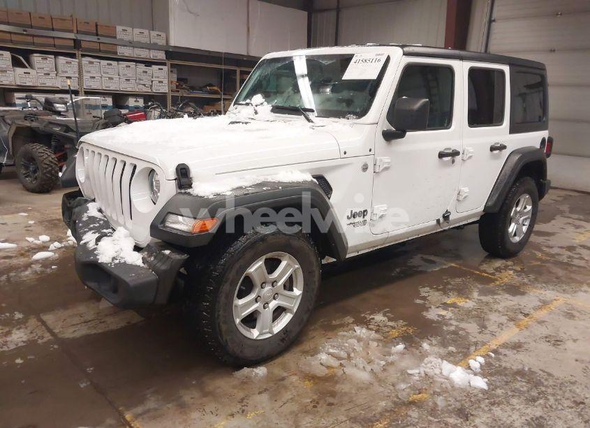 Photo 2 of 2021 Jeep Wrangler UNLIMITED SPORT S 4X4 (VIN 1C4HJXDN8MW813202)