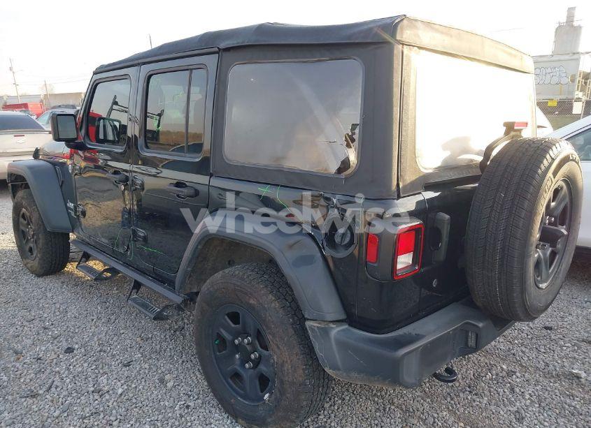 Photo 3 of 2020 Jeep Wrangler UNLIMITED SPORT 4X4 (VIN 1C4HJXDN9LW222181)