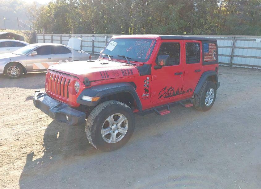 Photo 2 of 2020 Jeep Wrangler UNLIMITED SPORT S 4X4 (VIN 1C4HJXDN9LW269503)