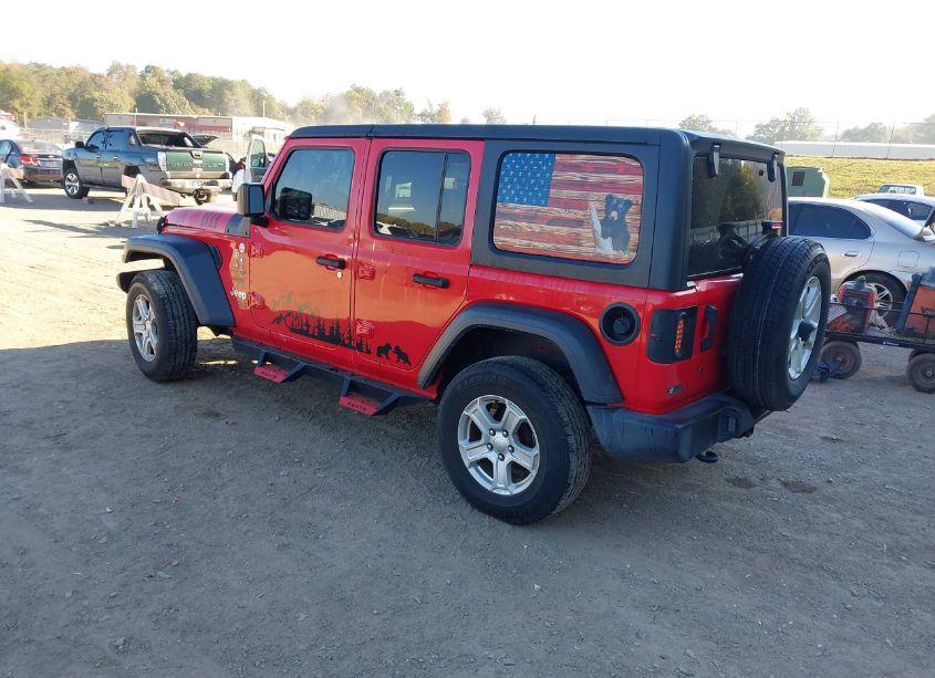 Photo 3 of 2020 Jeep Wrangler UNLIMITED SPORT S 4X4 (VIN 1C4HJXDN9LW269503)