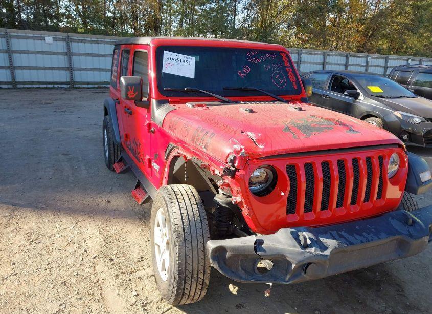 Photo 6 of 2020 Jeep Wrangler UNLIMITED SPORT S 4X4 (VIN 1C4HJXDN9LW269503)