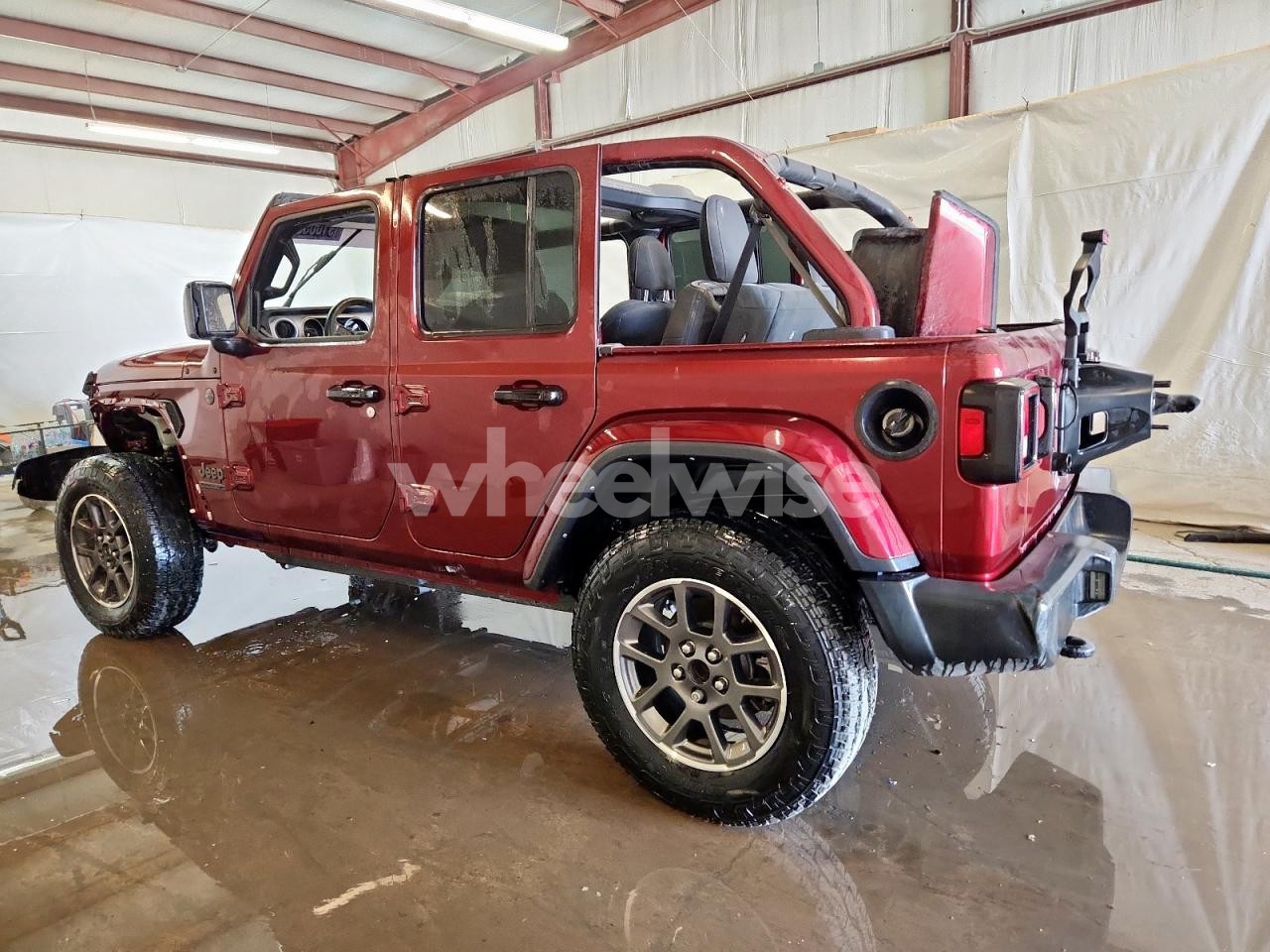 Photo 2 of 2021 JEEP WRANGLER UNLIMITED SPORT (VIN 1C4HJXDN9MW624705)