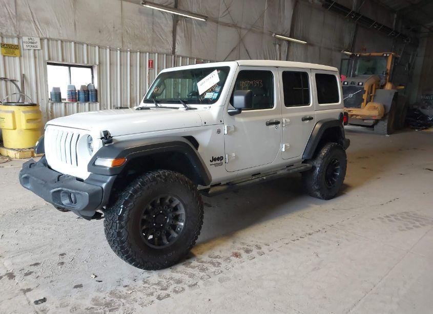 Photo 2 of 2021 Jeep Wrangler UNLIMITED SPORT S 4X4 (VIN 1C4HJXDN9MW737599)