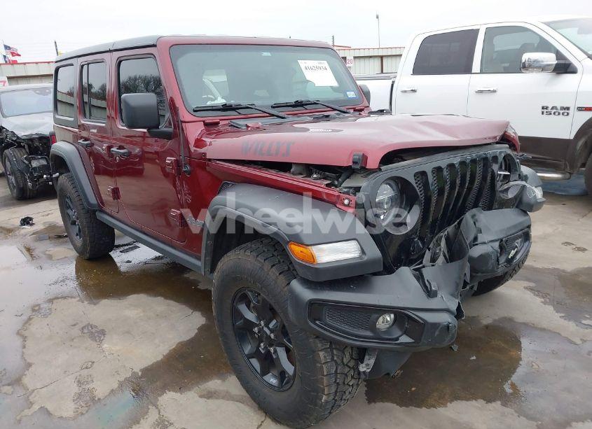 2021 Jeep Wrangler UNLIMITED WILLYS 4X4 (VIN 1C4HJXDN9MW777830) main photo