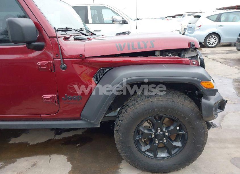 Photo 20 of 2021 Jeep Wrangler UNLIMITED WILLYS 4X4 (VIN 1C4HJXDN9MW777830)