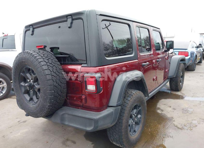 Photo 4 of 2021 Jeep Wrangler UNLIMITED WILLYS 4X4 (VIN 1C4HJXDN9MW777830)