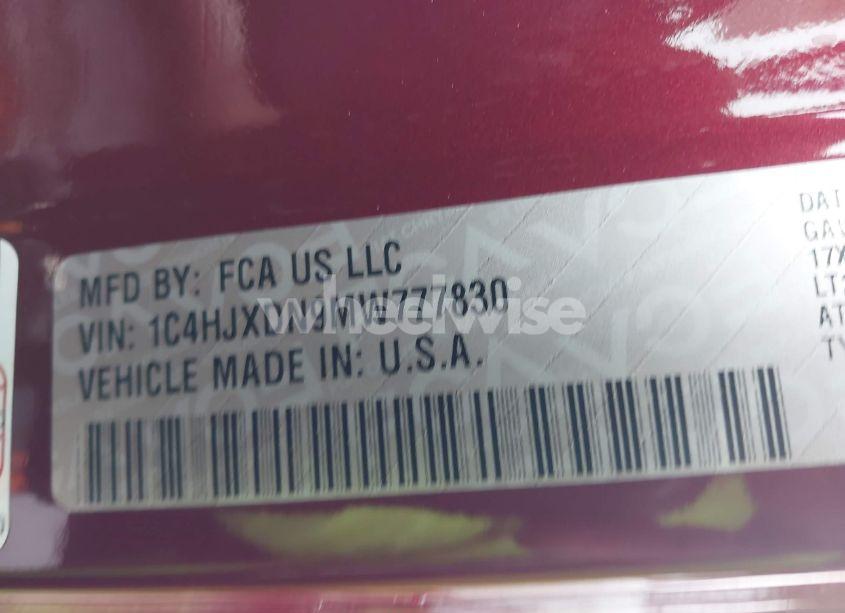 Photo 9 of 2021 Jeep Wrangler UNLIMITED WILLYS 4X4 (VIN 1C4HJXDN9MW777830)