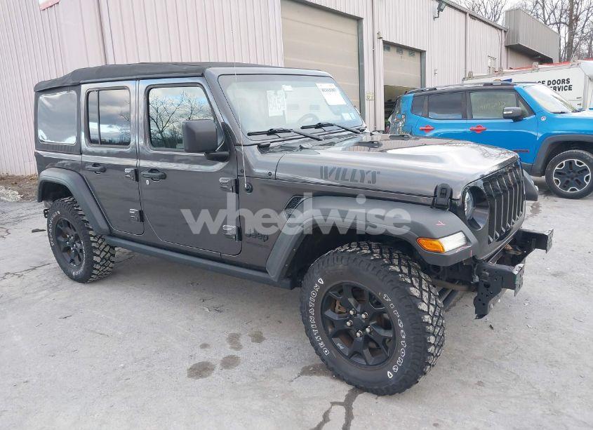 2021 Jeep Wrangler UNLIMITED WILLYS 4X4 (VIN 1C4HJXDN9MW822281) main photo