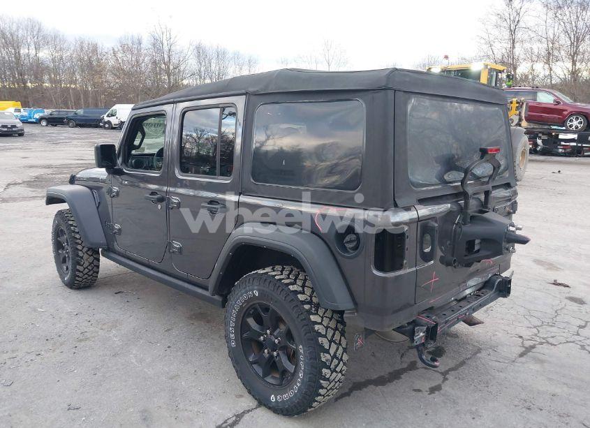 Photo 3 of 2021 Jeep Wrangler UNLIMITED WILLYS 4X4 (VIN 1C4HJXDN9MW822281)
