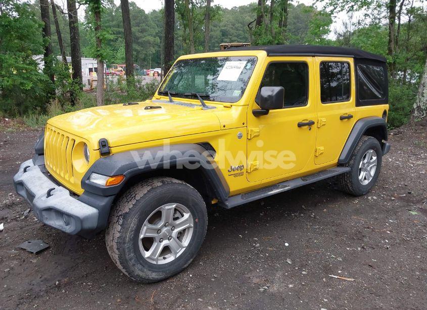 Photo 2 of 2019 Jeep Wrangler UNLIMITED SPORT S 4X4 (VIN 1C4HJXDNXKW565788)