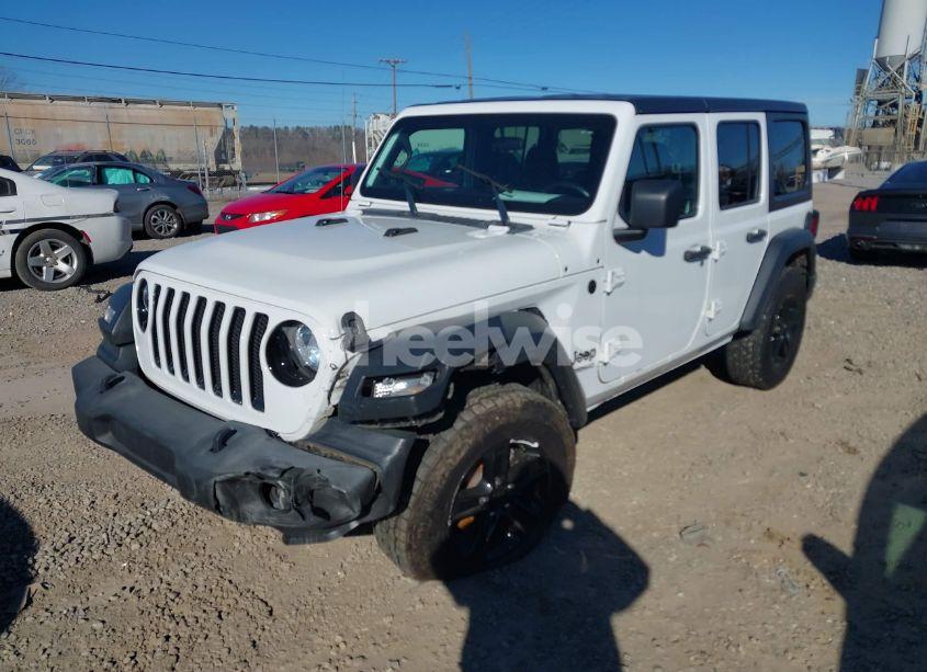 Photo 2 of 2021 Jeep Wrangler UNLIMITED SPORT ALTITUDE 4X4 (VIN 1C4HJXDNXMW521101)