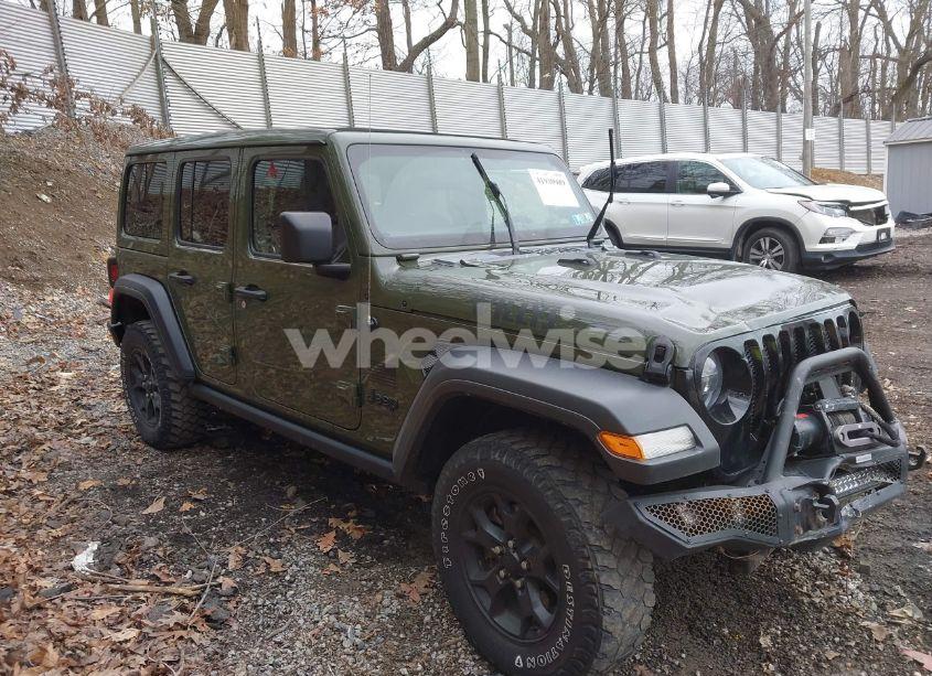 2021 Jeep Wrangler UNLIMITED WILLYS 4X4 (VIN 1C4HJXDNXMW579595) main photo