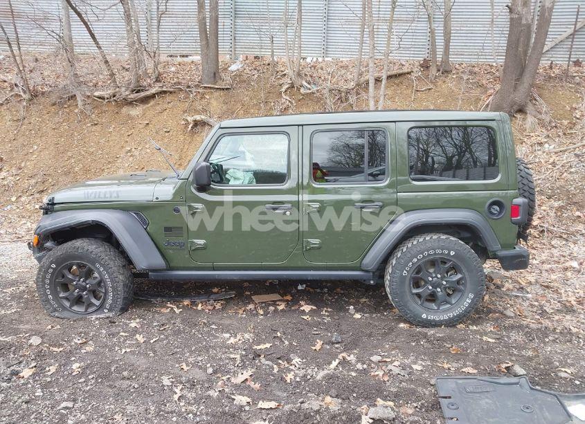Photo 15 of 2021 Jeep Wrangler UNLIMITED WILLYS 4X4 (VIN 1C4HJXDNXMW579595)