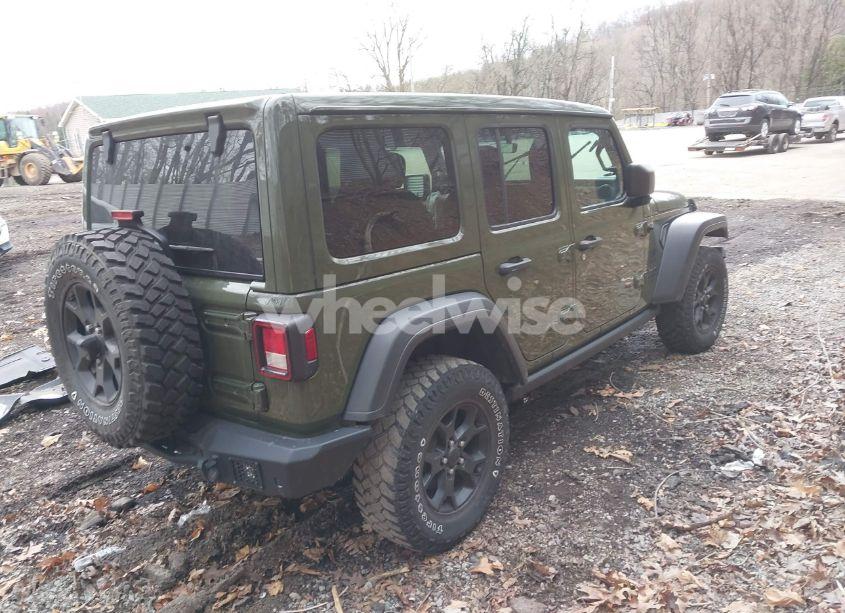 Photo 4 of 2021 Jeep Wrangler UNLIMITED WILLYS 4X4 (VIN 1C4HJXDNXMW579595)