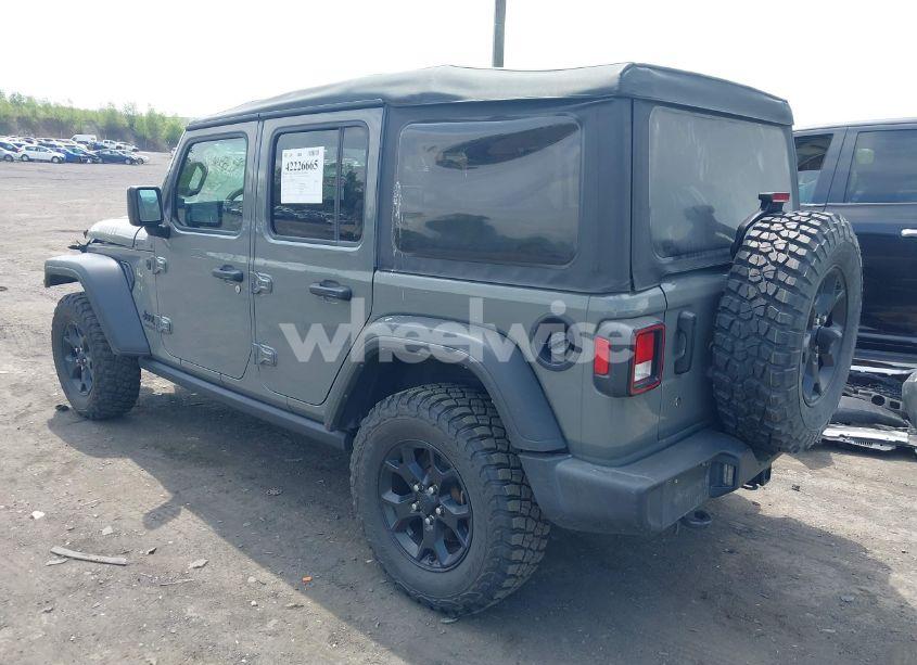Photo 3 of 2021 Jeep Wrangler UNLIMITED WILLYS SPORT 4X4 (VIN 1C4HJXDNXMW815548)