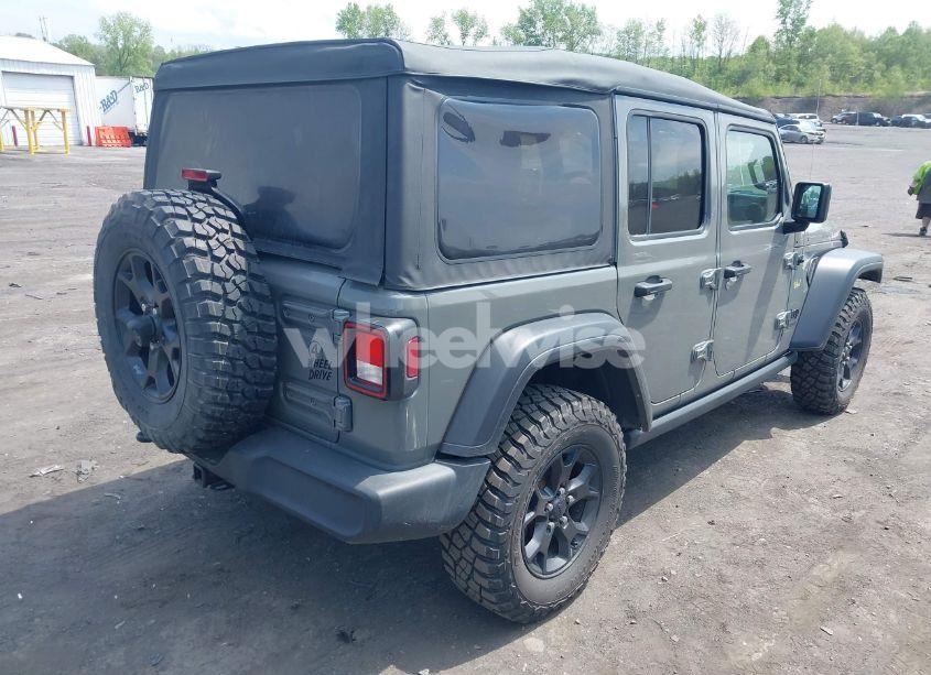Photo 4 of 2021 Jeep Wrangler UNLIMITED WILLYS SPORT 4X4 (VIN 1C4HJXDNXMW815548)