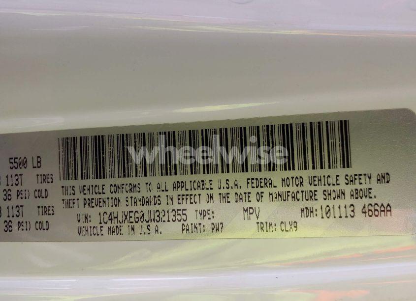 Photo 9 of 2018 Jeep Wrangler UNLIMITED SAHARA 4X4 (VIN 1C4HJXEG0JW321355)