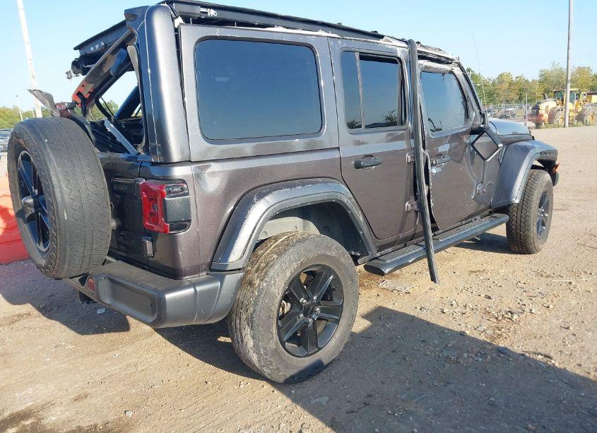 Photo 4 of 2021 Jeep Wrangler UNLIMITED SAHARA ALTITUDE 4X4 (VIN 1C4HJXEG0MW785847)