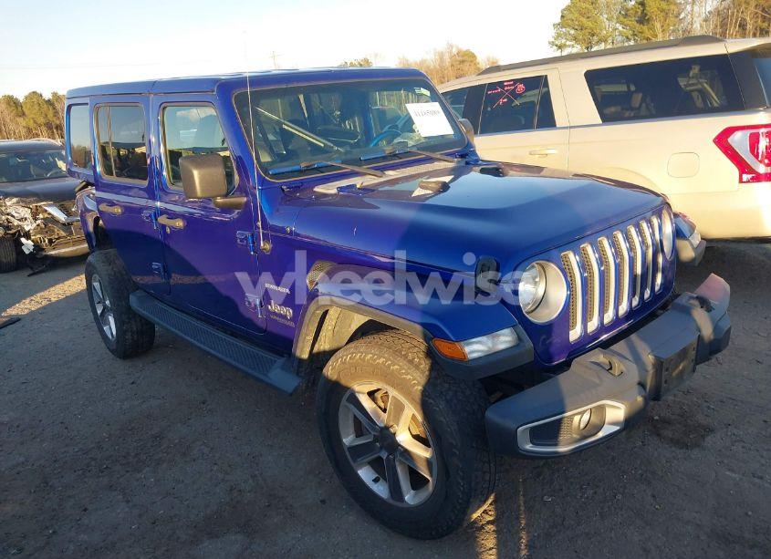 2018 Jeep Wrangler UNLIMITED SAHARA 4X4 (VIN 1C4HJXEG1JW308680) main photo