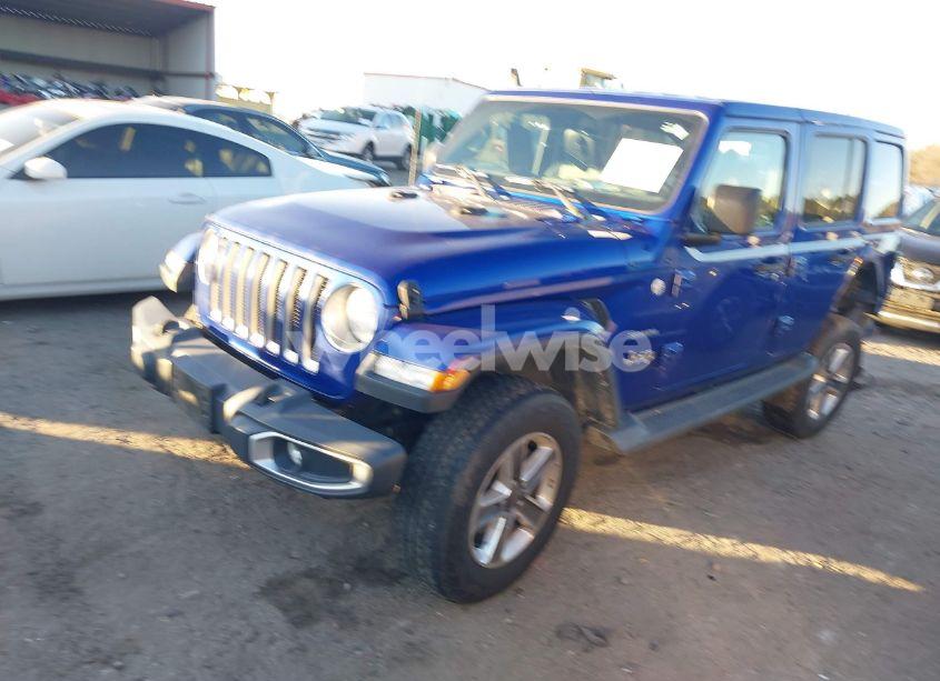 Photo 2 of 2018 Jeep Wrangler UNLIMITED SAHARA 4X4 (VIN 1C4HJXEG1JW308680)