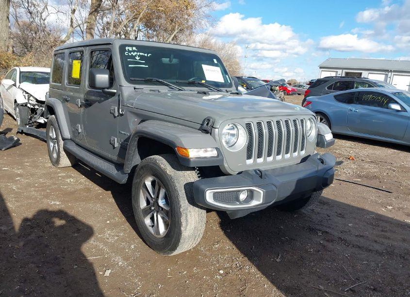 2019 Jeep Wrangler UNLIMITED SAHARA 4X4 (VIN 1C4HJXEG1KW571530) main photo