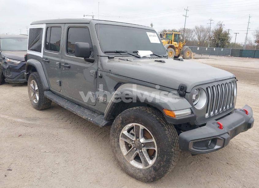 2022 Jeep Wrangler UNLIMITED SAHARA 4X4 (VIN 1C4HJXEG1NW257025) main photo