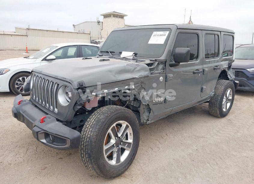 Photo 2 of 2022 Jeep Wrangler UNLIMITED SAHARA 4X4 (VIN 1C4HJXEG1NW257025)