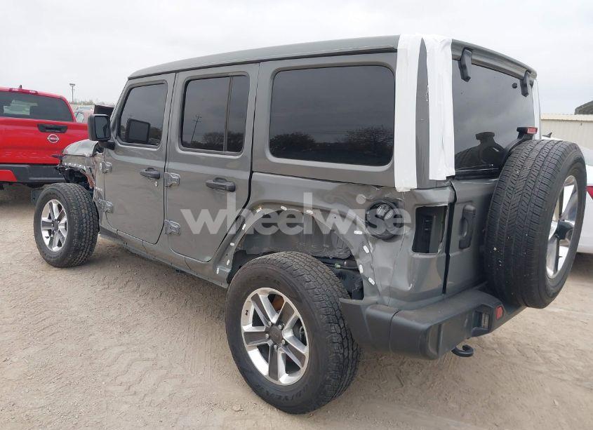 Photo 3 of 2022 Jeep Wrangler UNLIMITED SAHARA 4X4 (VIN 1C4HJXEG1NW257025)